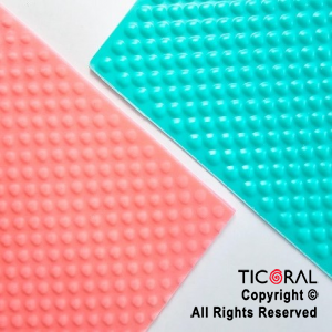 PLACA TEXTURIZADORA CORAZONES 15 X 10.5 CM x 1